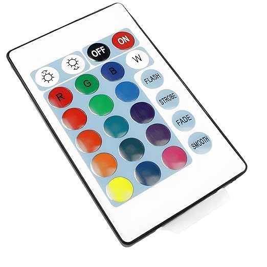 Image of Hexonix 12V DC Mini LED Strip RGB Remote Controller 24-Key RF Wireless Remote For RGB LED Light Strip 2PCS
