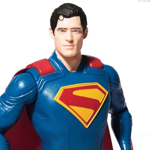 DC Comics - Figurine Superman 30 Cm - Figurine Articulée Issue du Film - Super Héros Et Super Vilain - Jouet À Collectionner - Cadeau Enfant - Jouet Enfant 4 Ans Et +