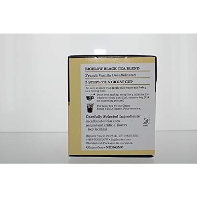 Bigelow Tea Decaffeinated French Vanilla Bag, 1.28 oz, 20 ct