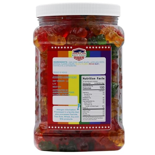 Gomitas Arcoíris Surtidas, Frasco 3 lb miniatura 2