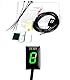 MOQIAOSEIKO Motorrad Ganganzeige Speed Gear Digitalanzeige Kompatibel mit Honda NC700 XL CTX700 CB1100 VT400 CB400SF CBR650F CB650F Motorrad 1-6 Ebene Ecu Plug montieren Geschwindigkeit
