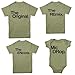 Family Vacation Shirts, Sibling T-Shirt Set, Matching Group Shirts, Olive Short Sleeve (Medium, A Fresh New Beat, Olive Shirt)