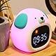 METRONIC 477537 Lernwecker für Kinder, Hund, mit Nachtlicht, für Mädchen, Jungen, Digitaluhr, intelligentes Lernen, Tag und Nacht, mit wiederaufladbarem Akku, USB-C