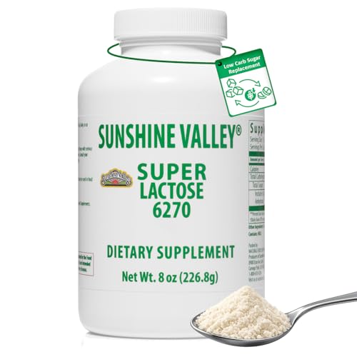Image of Sunshine Valley Lactose Powder (Milk Sugar), Fine White Powder, 8 oz | Fine White Powder for Baking, Cooking & Brewing, Versatile Ingredient for Food Mixtures & Recipes