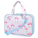 LAURA ASHLEY/COLORFUL CANDY STYLE 書道・習字バッグ Pretty Flamingo 小学生 習字バッグ ショルダーベルト付き 小学校 女の子 カラフルキャンディスタイル N2225600-NVL2602 ※ポケットティッシュポーチ付き