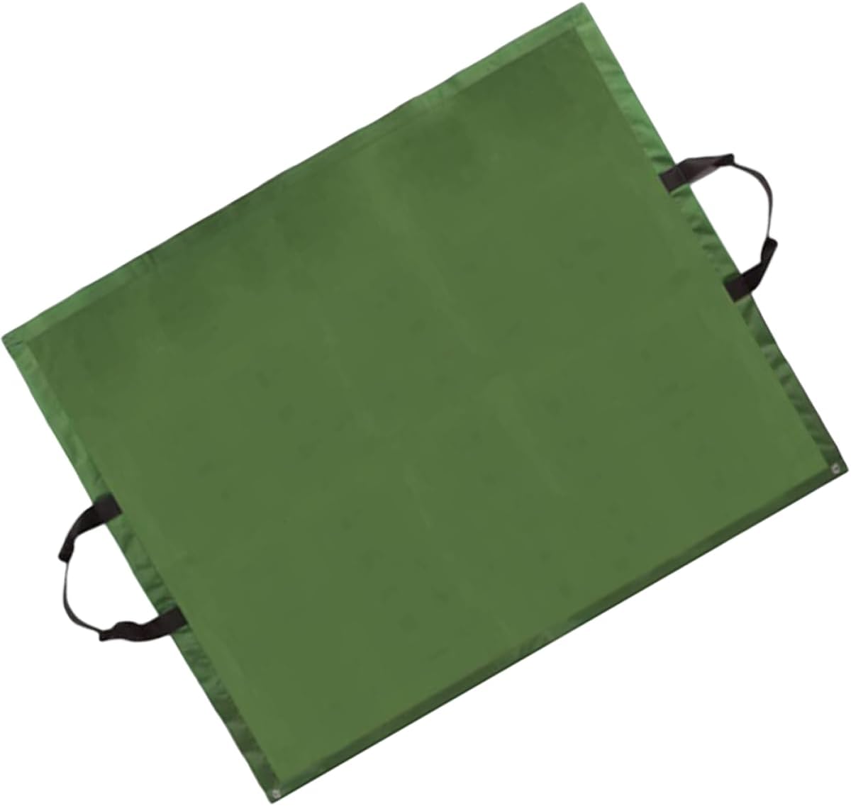 Reusable Garden Leaf Bag with Handles, Large Waterproof Canvas Yard Waste Bag for Outdoor Lawn and Fallen Leaves Storage, Foldable Green Gardening Trash Container