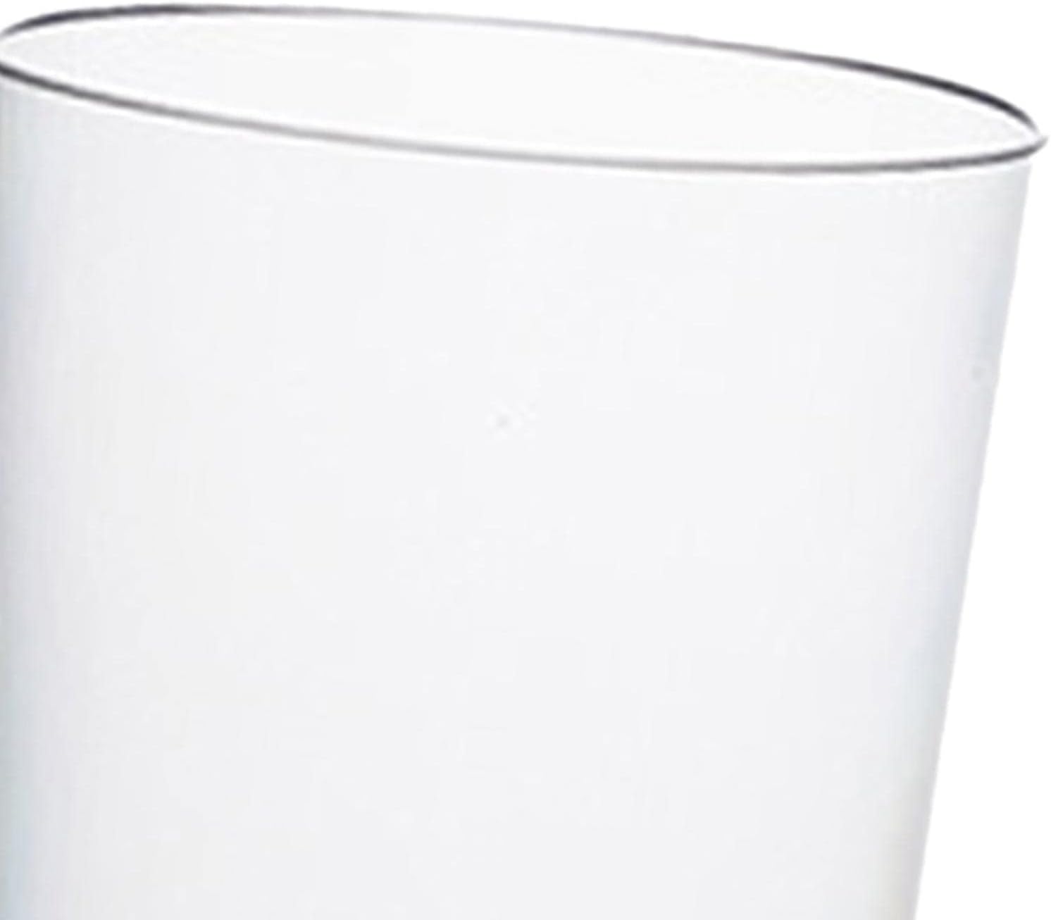 Modern Trash Can Clear Desktop Trash Can Wastebasket Plastic Waste Paper Basket Round for Bedroom Kitchen Car Dressing Table Decoration, 22cmx25cm