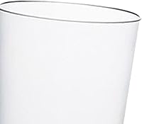 Vista 2 de Cubo de basura moderno transparente para escritorio, cesta de basura redonda, cesta de papel para desperdicios, cestas para sala de estar, baño