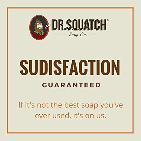 Dr. Squatch Pine Tar Soap 2-Pack Bundle - Mens Bar with Natural Woodsy Scent and Skin Exfoliating Scrub Handmade with Pine, Coconut, Olive Organic Oils in USA (2 Bar Set)
