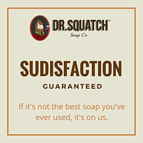 Dr. Squatch Pine Tar Soap 2-Pack Bundle - Mens Bar With Natural Woodsy Scent And Skin Exfoliating Scrub – Handmade With Pine, Coconut, Olive Organic Oils In Usa (2 Bar Set) #TOP2