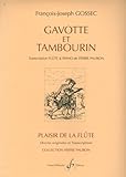 GOSSEC - Gavotte et Tambourin para Flauta y Piano (Paubon)
