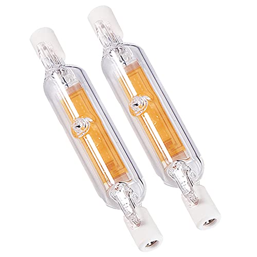 R7S LED�����v 15W / 20W / 25W / 30W / 40W���j�A�t���b�h���C�g 360°�r�[���pCOB LED�t�B�������g�d�� 118MM / 78MM R7s�n���Q�����������v 2,Warm white,15W 78mm