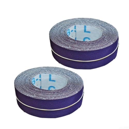 Image of 2pcs Long Lasting Emery Cloth Flap Disc Roll 25mm X 8m Flexible Grinding Tape For Metal Wood Plastic Glass High Polisher Tool(600#)