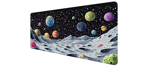 Tapis de souris XXL 1200x600 mm imperméable avec bords cousus pour optimiser votre précision D1-180