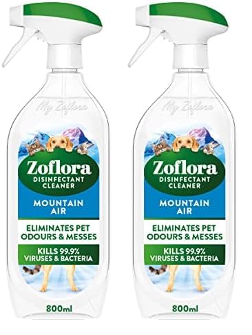 Mountain Air Multipurpose Cleaner 800Ml, Disinfectant Cleaner Spray, Antibacterial Surface Cleaner, Pet Odour Neutraliser Spray (Pack of 2)