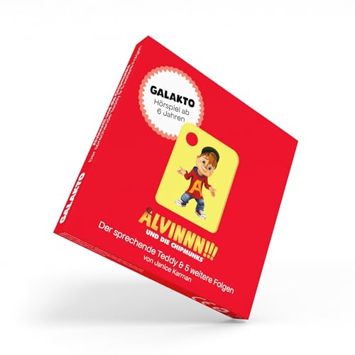 Galakto Audio-Token: Alvinnn!!! und die Chipmunks - Der sprechende Teddy & 5 weitere Folgen, Hörspiel für Kinder ab 6 Jahren, Spielzeit ca. 80 min