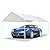 Goujxcy 10’X 20’Heavy Duty Carport, Portable Carport Party Tent Car Shelter Tent with 6 Steel Legs for Outdoor Party BBQ