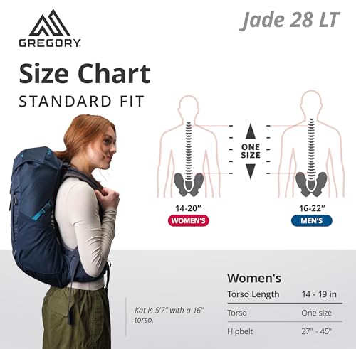 Mochila deportiva Gregory Jade 28L para mujer, talla plus miniatura 3
