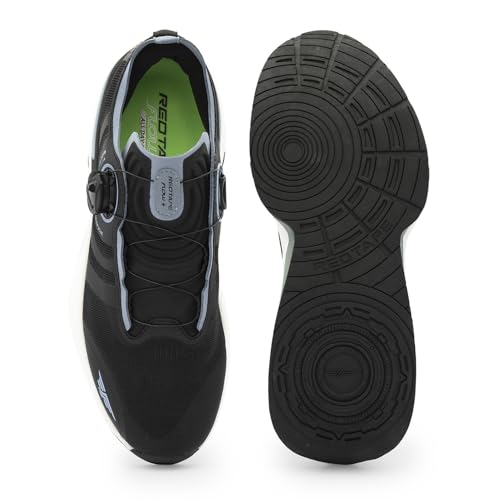 Image of Red Tape Dial Lace ETPU Athleisure Shoes for Men | Cultured Round-Toe Shape & Cushioning Technology