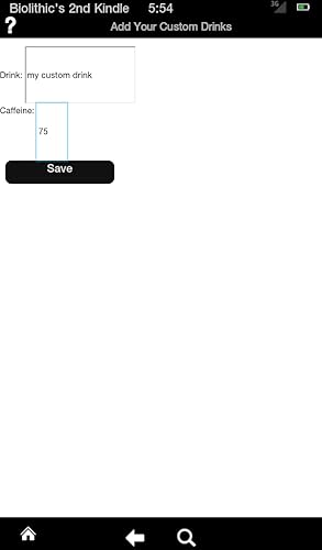 Caffeine Monitor for Adults