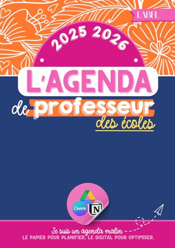 livre L'AGENDA DE PROFESSEUR DES ECOLES - Cahier journal, planification et suivi des élèves + boîte à outils digitale