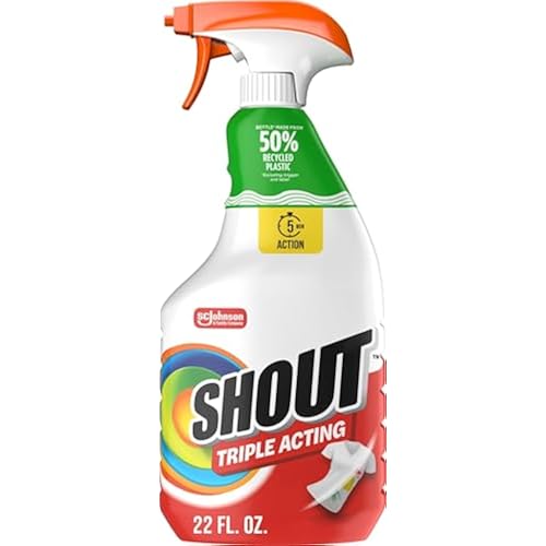 Shout Triple-Acting Active Enzyme Laundry Stain Remover Spray, 22oz