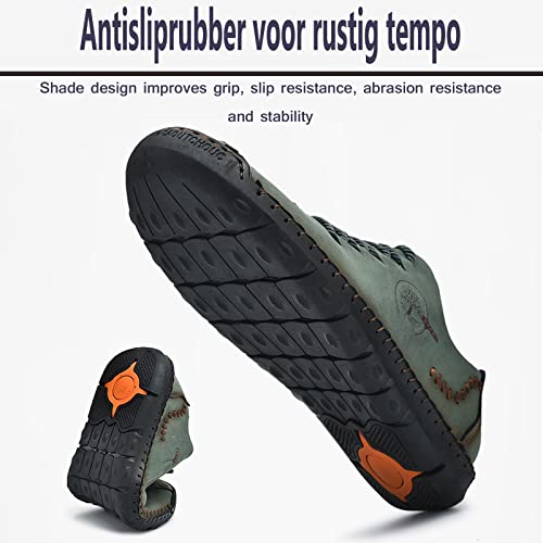 Scarpe da Ginnastica Casual da Uomo in Pelle da