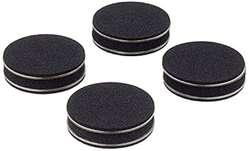 inakustik - 008509 - Premium Doubletten Absorber| Mit spezieller Gummimischung für optimale Dämpfung | 4er Set in Chrom | Belastbar bis 20 kg/Durchmesser: 55mm, Stärke: 15mm inakustik - 008509 - Premium Doubletten Absorber| Mit spezieller Gummimischung für optimale Dämpfung | 4er Set in Chrom | Belastbar bis 20 kg/Durchmesser: 55mm, Stärke: 15mm