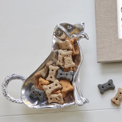 Mariposa Labrador Trinket Dish, One Size, Silver image 5