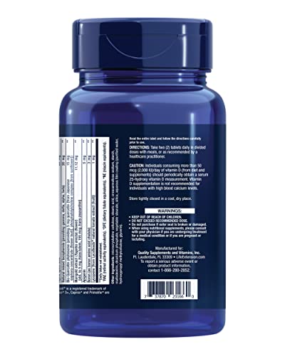 Life Extension Two-Per-Day Multivitamin – Daily Dose Of Vitamins & Minerals For Men And Women - Complete Essential Vitamin Supplement For Energy, Health – Gluten-Free – Non-Gmo – 60 Tablets #TOP1