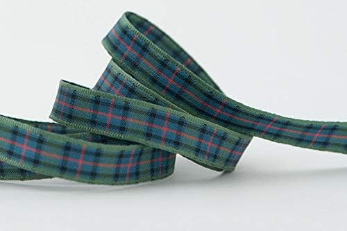 Berisfords Polyester Tartan, Flower of Scotland, 10.4 x 10.4 x 1.6 cm