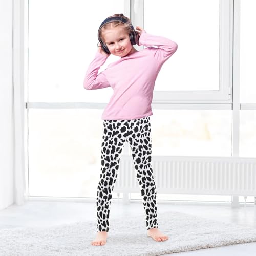 Leopard Texture Girls Leggings,Workout Leggings for Girls Toddler Athletic Legging Size for 3-10T4