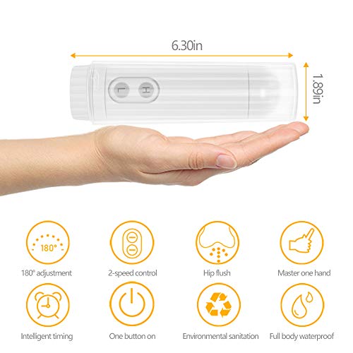 Po Dusche Tragbarer Bidet ersetzt Feuchttücher und Dusch WC Mobiles Reise Bidet Intimdusche Hand-Bidet mit Reisetasche