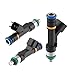 X AUTOHAUX 1pcs 0280158103 Car Fuel Injector for Mazda 3 2.0L 2006-2013 for Mazda 5 2.3L 2008-2010 for Mazda 6 2.3L 3.0L 2005-2008 for Mazda MX-5 Miata 2006-2015