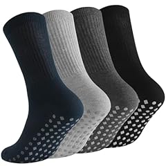 4 Pairs Grip Socks（black+grey+dark Gray+navy Blue）