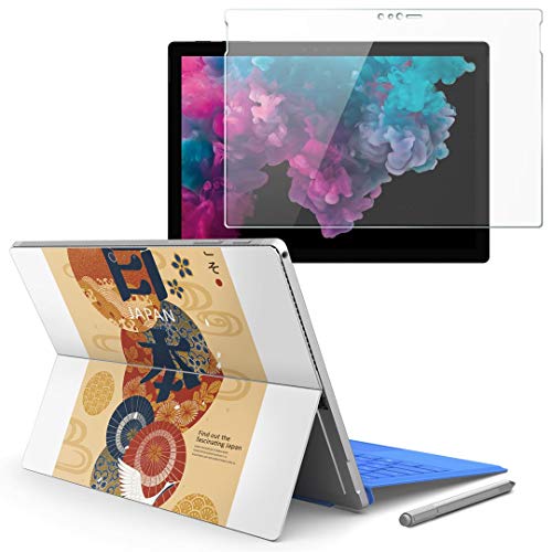 igsticker Surface pro6 pro2017 pro4 ��p�X�L���V�[�� �K���X�t�B���� �Z�b�g �t���ی� �t�B���� �X�e�b�J�[ �A�N�Z�T���[ �ی� 015660 ���{ �a�� ��