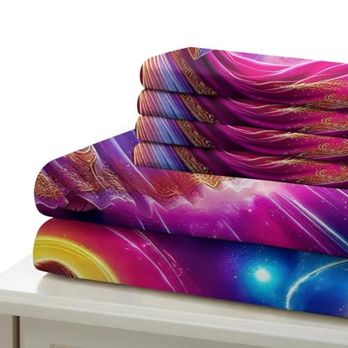 Parure de lit Jésus en microfibre premium 260x220 cm avec finitions soignées - 7
