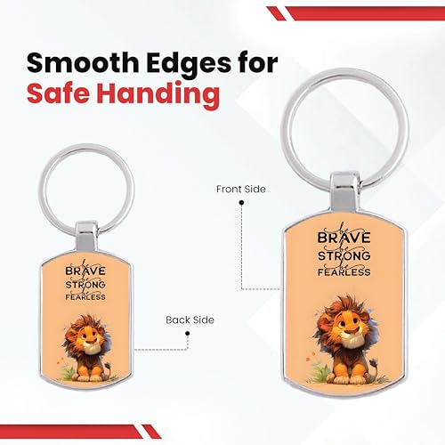 Image of Premium Printed Metal Keychain for Men & Women | High-Definition Artwork Print | Durable Key Ring for Car, Bike, Home & Office Keys | Stylish Decorative Key Holder Gift
