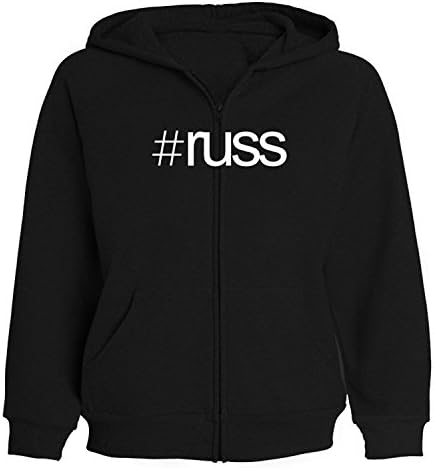 JiuJiuksd Hashtag Russ - Male Names - Women Zip Hoodie