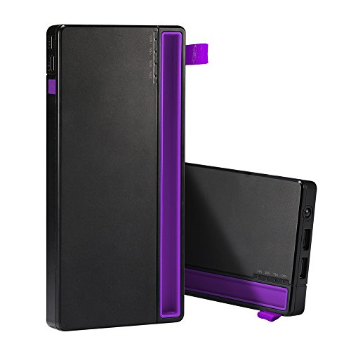 Caricatore solare portatile 2 in 1, 10000 mAh, con...