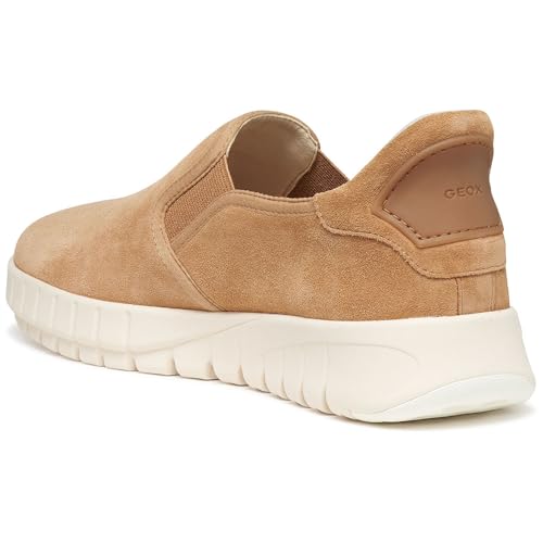Geox D FLEXTRIDE Plus A Sneakers voor dames, beige, 38 EU