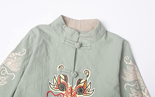 Image of Mud Kingdom Little Boy Girls Outfits Tang Style Chinese New Year Suit Traditional Sets