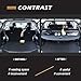 WYMZF Car Retractable Trunk Cargo Shelf Covers, for Ford Everest 2015-2022 Interior Security Decoratio Rganizer Boot Shield, Auto Accessories