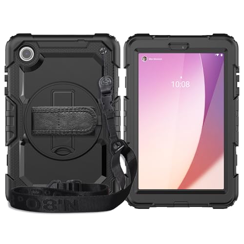 Coque Lenovo Tab M8 4e gén TB-300FU anti-choc noire