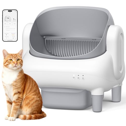 Hazrela Automatic Litter Box Light Gray