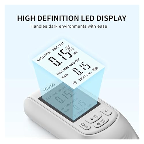 Medidor digital de espesor para pintura HW400 miniatura 5