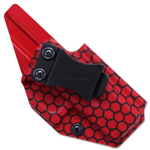 Image of KYDEX Thermoform Sheet - (Honeycomb Camo) - (E.M.T. Red /Black) - (8in x 12in) - (1 Sheet) - (for Holster Making, Cosplay, Hobby) - (USA Made)