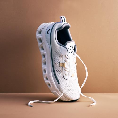 Image of Neeman's Hexa Glide Sneakers for Men | Sporty Lace-Up Shoes with Adaptive Mesh Upper, CloudSurge Foam Insole, Kinetic Cushioning Pods, Lightweight EVA Sole