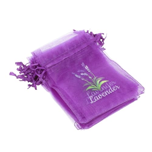Alipis Sacchetti Vuoti di Lavanda in Rete Coulisse, Sacchetti Portaoggetti per Guardaroba, Tessuto a Rete Traspirante per Erbe e Spezie, Confezione da 20 Pezzi, per Profumare Armadi