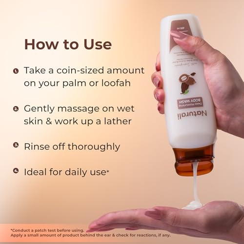 Image of Naturali Deep Moisturising Body Wash With Shea Butter, Cocoa Butter & Murumuru Butter | Gently Cleanses | Deeply Hydrates & Nourishes | Strengthens Skin Barrier | Sulphate & Paraben-Free Formula | 200ml